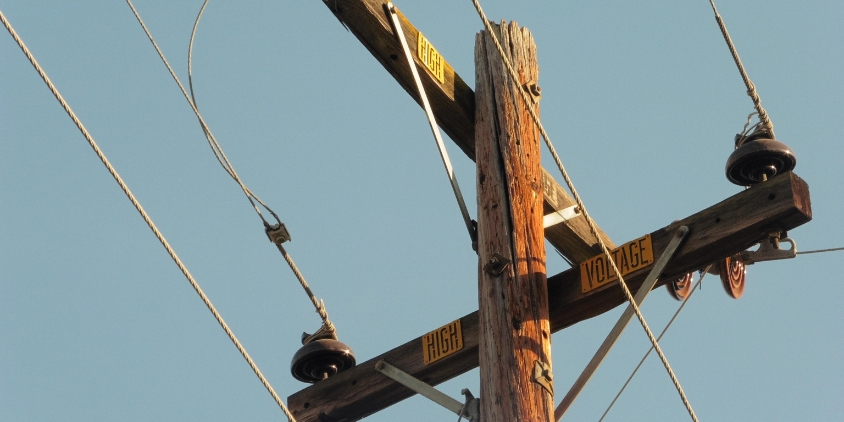 Old power lines