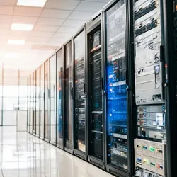 Inside of a data center